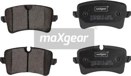 Maxgear 19-2919 - Jarrupala, levyjarru inparts.fi