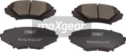 Maxgear 19-2971 - Jarrupala, levyjarru inparts.fi