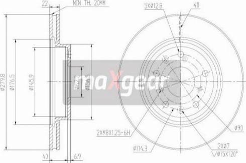 Maxgear 19-2003MAX - Jarrulevy inparts.fi