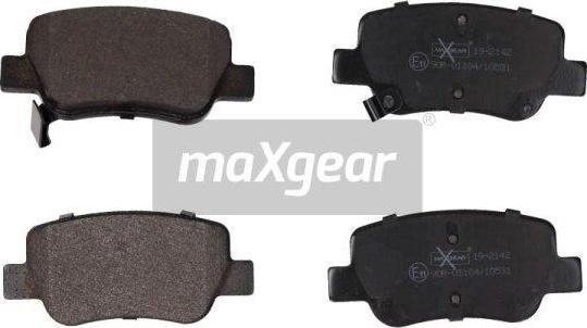 Maxgear 19-2142 - Jarrupala, levyjarru inparts.fi