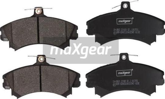 Maxgear 19-2863 - Jarrupala, levyjarru inparts.fi