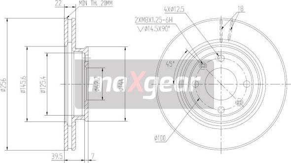 Maxgear 19-2376MAX - Jarrulevy inparts.fi