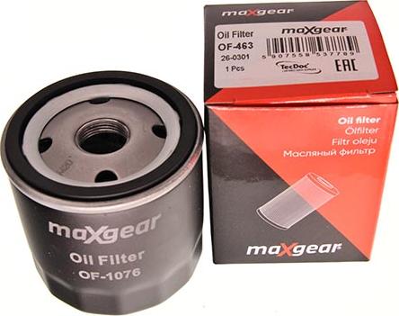 Maxgear 26-0028 - Öljynsuodatin inparts.fi