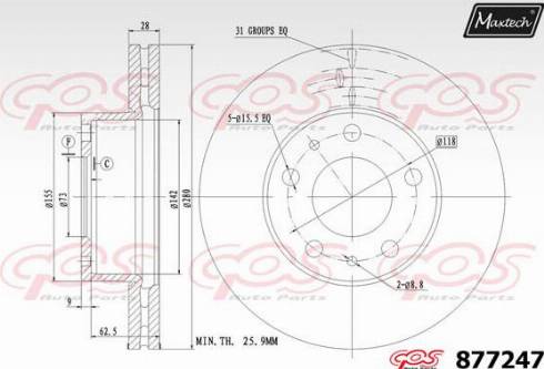 TRW DF6918S - Jarrulevy inparts.fi