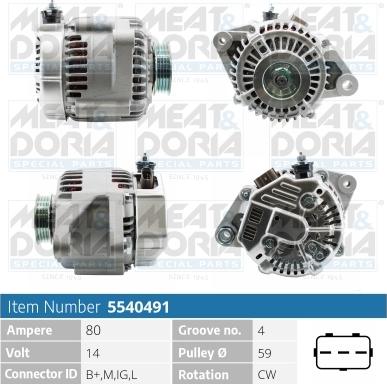 Meat & Doria 5540491 - Laturi inparts.fi