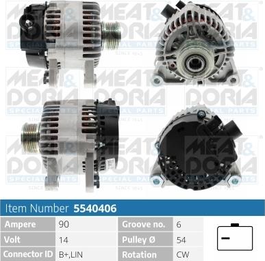 Meat & Doria 5540406 - Laturi inparts.fi