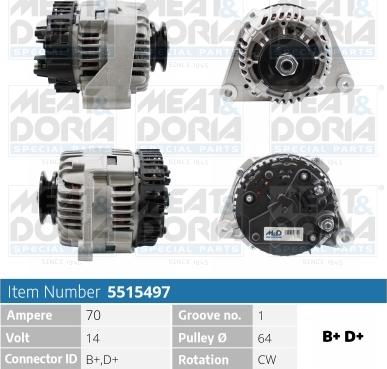 Meat & Doria 5515497 - Laturi inparts.fi