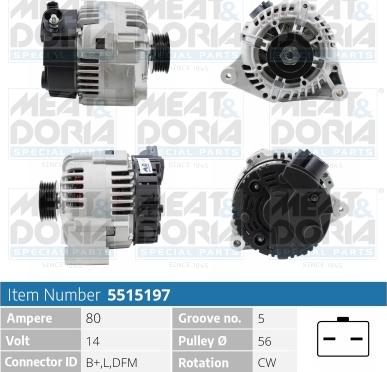 Meat & Doria 5515197 - Laturi inparts.fi