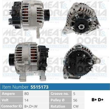 Meat & Doria 5515173 - Laturi inparts.fi