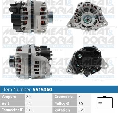 Meat & Doria 5515360 - Laturi inparts.fi