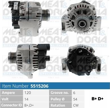 Meat & Doria 5515206 - Laturi inparts.fi