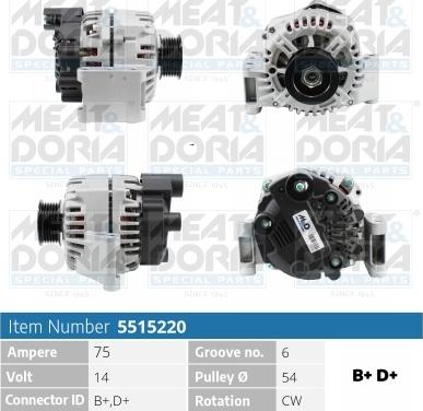 Meat & Doria 5515220 - Laturi inparts.fi