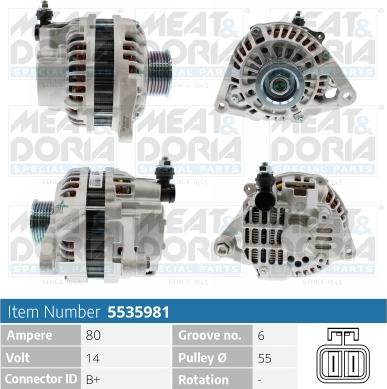 Meat & Doria 5535981 - Laturi inparts.fi