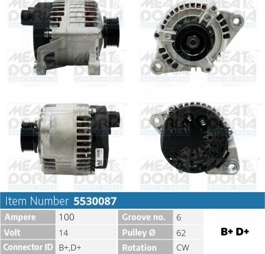 Meat & Doria 5530087 - Laturi inparts.fi