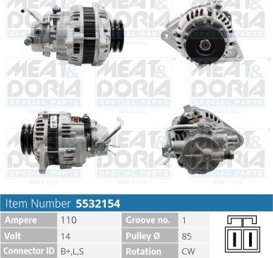 Meat & Doria 5532154 - Laturi inparts.fi