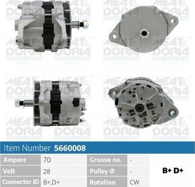 Meat & Doria 5660008 - Laturi inparts.fi