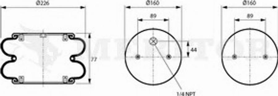 Meritor 212 21 356 - Jousirunko, ilmajousitus inparts.fi