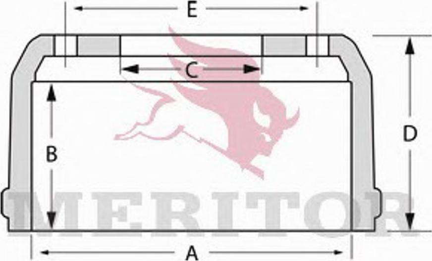 Meritor MBD1010 - Jarrurumpu inparts.fi