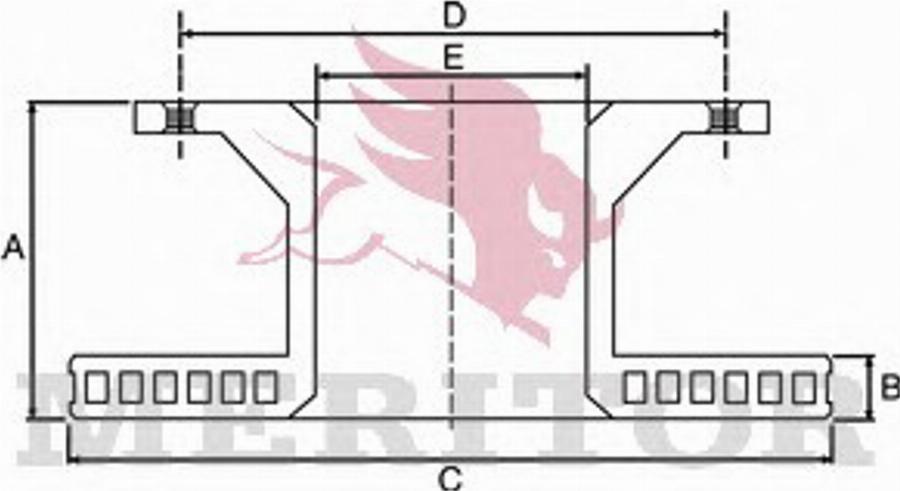 Meritor MBR1588 - Jarrulevy inparts.fi