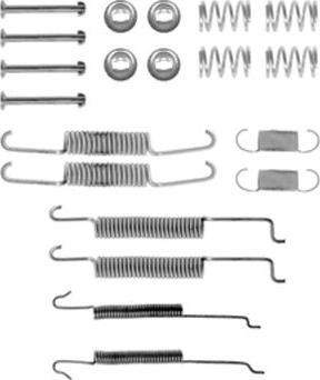 Metelli 9041 - Tarvikesarja, jarrukengät inparts.fi