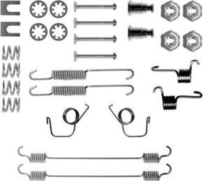 Metelli 9009 - Tarvikesarja, jarrukengät inparts.fi