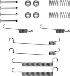 Metelli 9013 - Tarvikesarja, jarrukengät inparts.fi