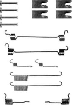 Metelli 9081 - Tarvikesarja, jarrukengät inparts.fi