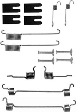 Metelli 9087 - Tarvikesarja, jarrukengät inparts.fi