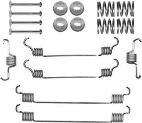 Metelli 9076 - Tarvikesarja, jarrukengät inparts.fi