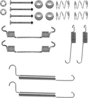 Metelli 9071 - Tarvikesarja, jarrukengät inparts.fi