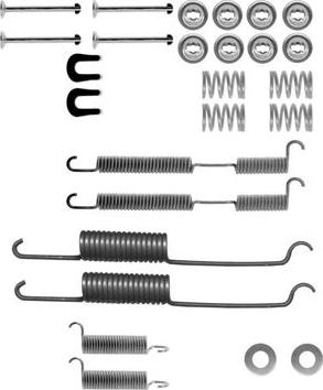 Metelli 9143 - Tarvikesarja, jarrukengät inparts.fi