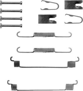 Metelli 9119 - Tarvikesarja, jarrukengät inparts.fi