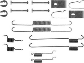 Metelli 9122 - Tarvikesarja, jarrukengät inparts.fi