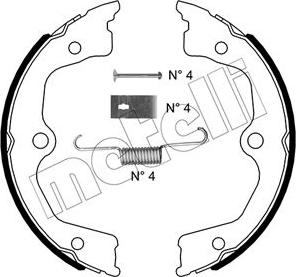 Metelli 53-0495K - Jarrukenkäsarja, seisontajarru inparts.fi