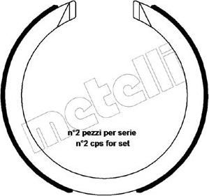 Metelli 53-0483 - Jarrukenkäsarja, seisontajarru inparts.fi