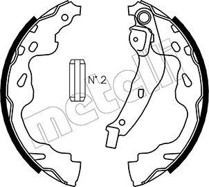 Metelli 53-0438 - Jarrukenkäsarja inparts.fi