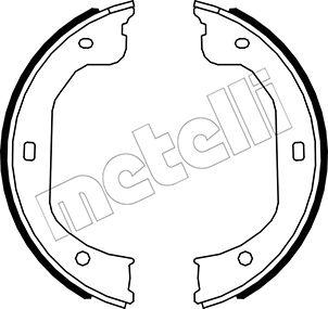 Metelli 53-0587 - Jarrukenkäsarja, seisontajarru inparts.fi