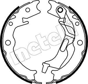 Metelli 53-0052 - Jarrukenkäsarja, seisontajarru inparts.fi