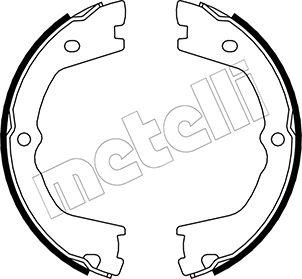 Metelli 53-0086 - Jarrukenkäsarja, seisontajarru inparts.fi