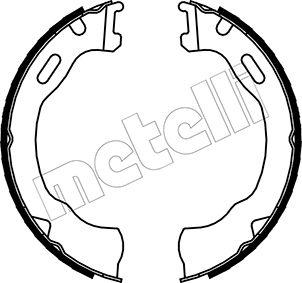 Metelli 53-0147 - Jarrukenkäsarja, seisontajarru inparts.fi