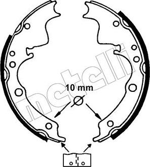 Metelli 53-0109 - Jarrukenkäsarja inparts.fi