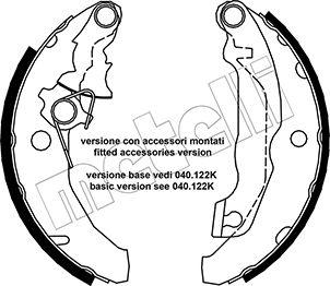 Metelli 53-0131Y - Jarrukenkäsarja inparts.fi