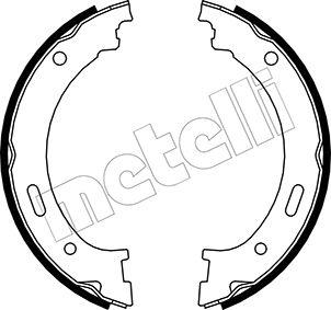 Metelli 53-0361 - Jarrukenkäsarja, seisontajarru inparts.fi