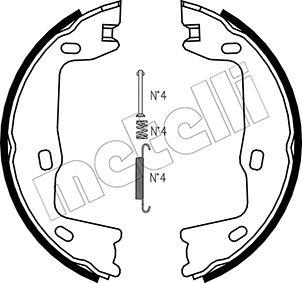 Metelli 53-0302K - Jarrukenkäsarja, seisontajarru inparts.fi