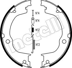 Metelli 53-0317K - Jarrukenkäsarja, seisontajarru inparts.fi