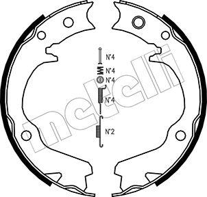 Metelli 53-0386K - Jarrukenkäsarja, seisontajarru inparts.fi