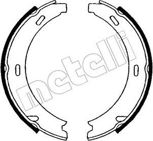 Metelli 53-0234 - Jarrukenkäsarja, seisontajarru inparts.fi