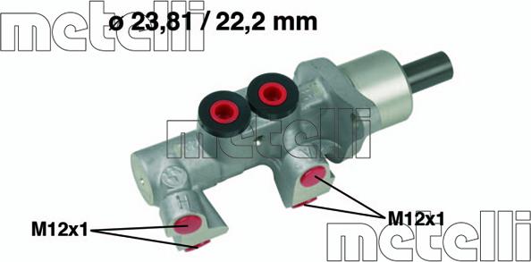 Metelli 05-0564 - Jarrupääsylinteri inparts.fi