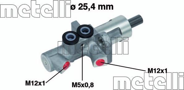 Metelli 05-0613 - Jarrupääsylinteri inparts.fi