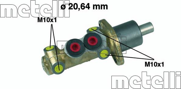 Metelli 05-0059 - Jarrupääsylinteri inparts.fi